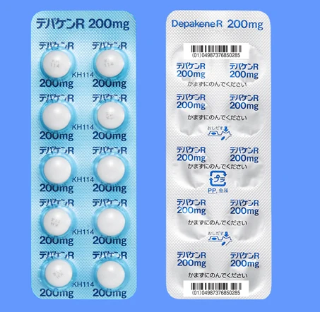 デパケンR缓释片200mg药品图片