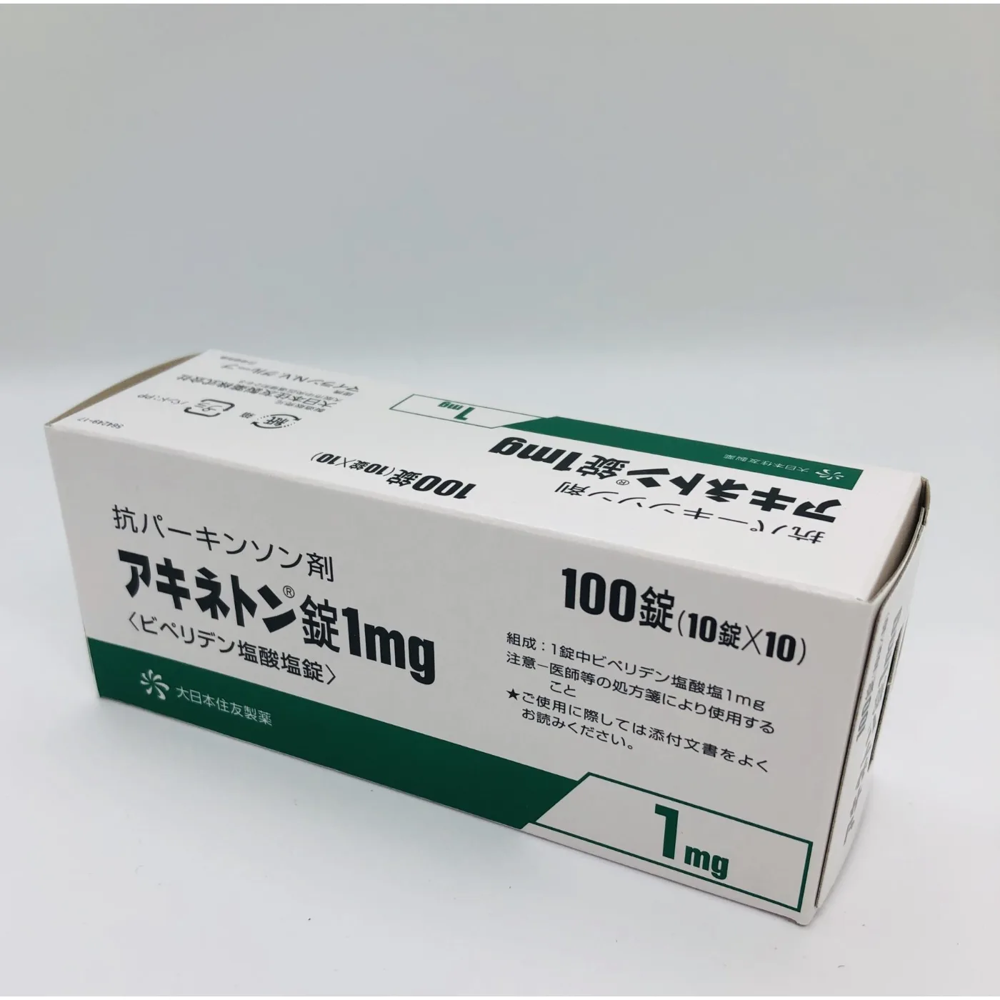 盐酸比哌立登片1mg（Akineton）药品图片