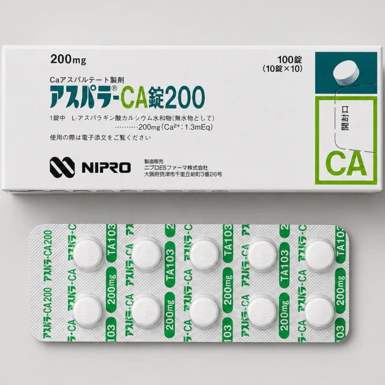 L-天冬氨酸钙片200mg（Aspara-CA）药品图片