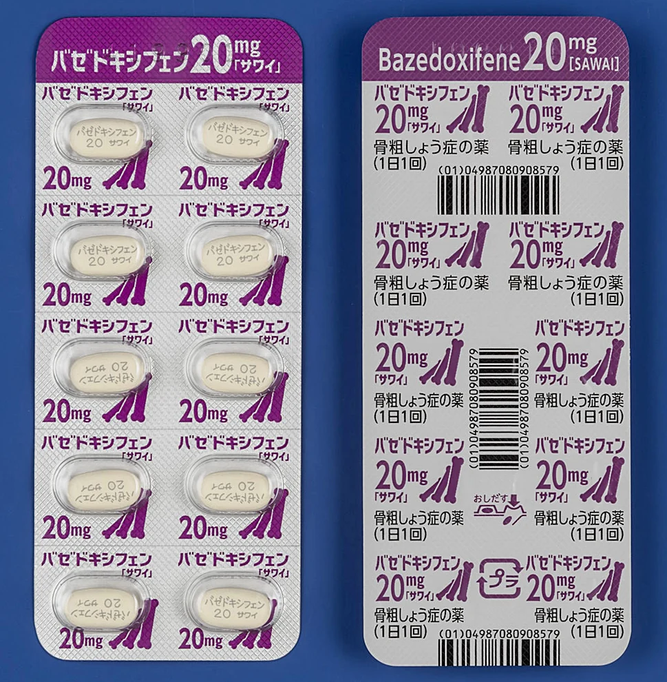 巴泽多昔芬片20mg「サワイ」药品图片