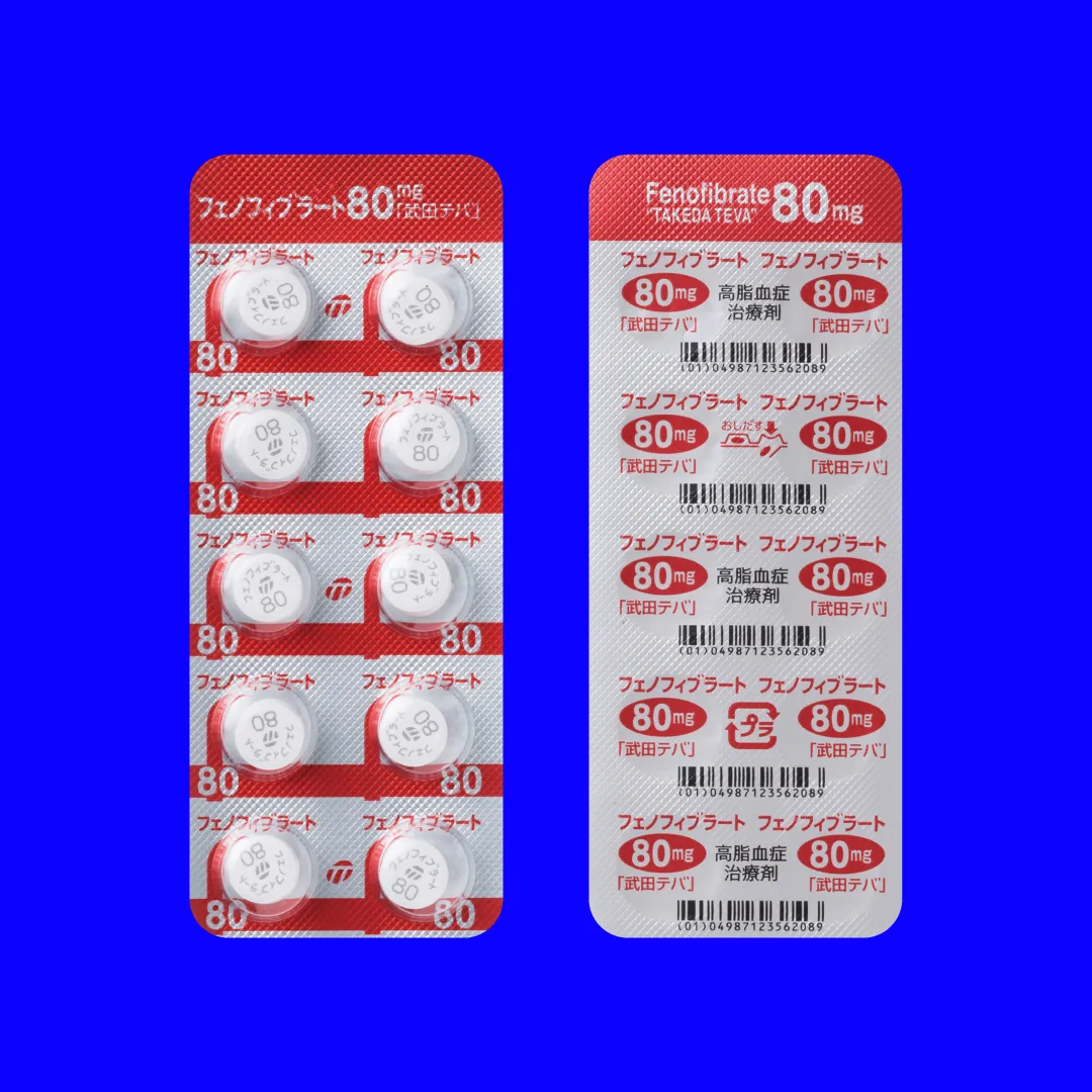 Fenofibrate 片 “TAKEDA TEVA” 80mg药品图片